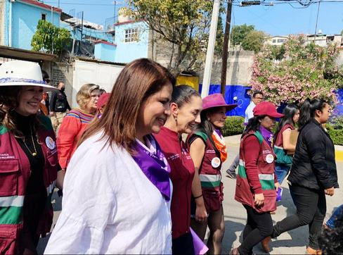 Augura Fabiola Alanís un gran futuro para Michoacán con Claudia Sheinbaum en la Presidencia de México