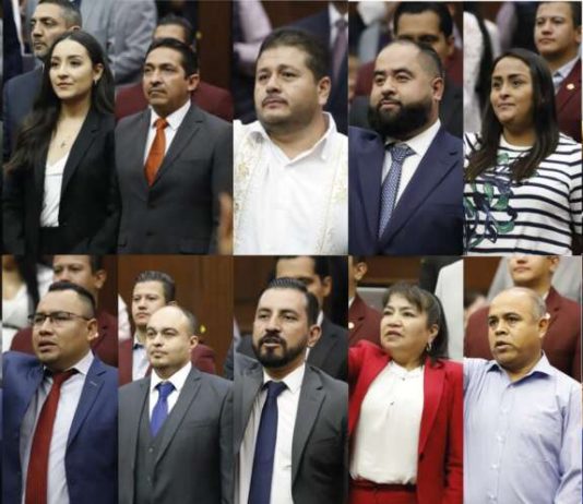 Ante el Pleno de la 75 Legislatura, rinden protesta 14 alcaldes provisionales