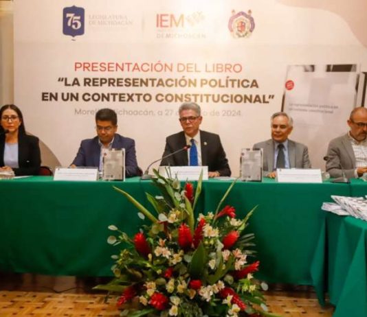 Presentan libro “La representación política en un contexto constitucional”, en el Congreso del Estado