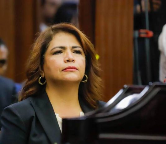 Fabiola Alanís, presidenta de la Junta de Coordinación Política de la 76 Legislatura de Michoacán
