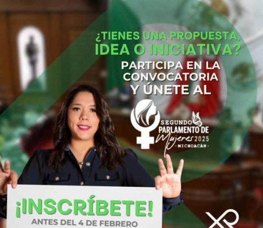 Invita Xóchitl Ruiz a participar en el Segundo Parlamento de Mujeres 2025 en Michoacán