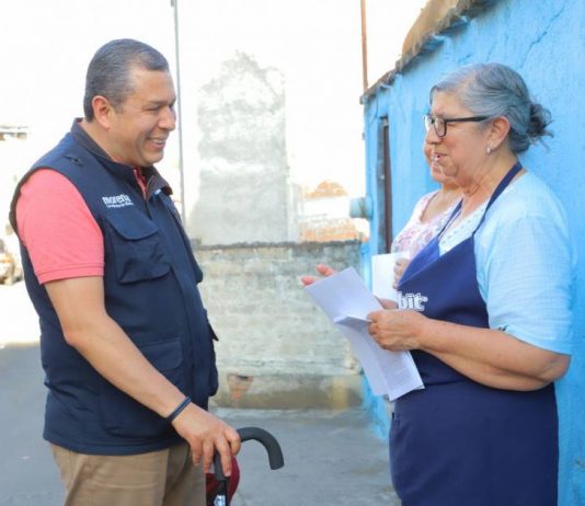 Morelianos agradecen a Barragán por el programa Mano a Mano Camina Seguro