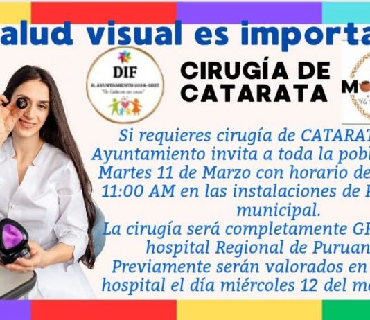 Impulsa Ayuntamiento de Morelos la salud visual con programa gratuito de cirugías de cataratas
