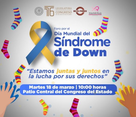 Invita Nalleli Pedraza a conmemorar el Día Mundial del Síndrome de Down