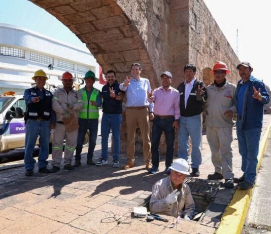 Acueducto de Morelia brillará más: Alfonso Martínez