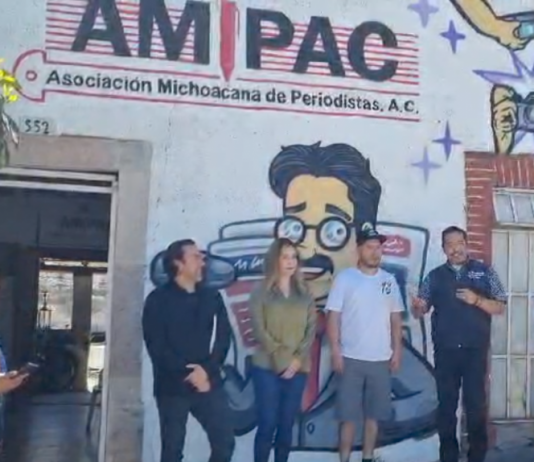 AMIPAC inaugura mural de la Casa del Periodista