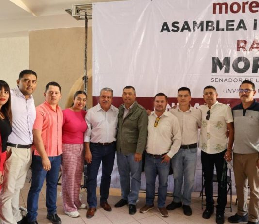 Raúl Morón recibe a Olivio López en su equipo político en Michoacán