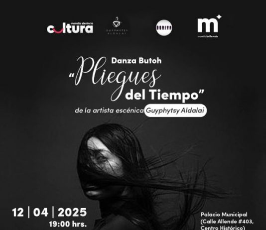 Todo listo para función de danza butoh este sábado en Palacio Municipal