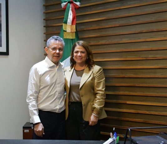 Se reúne Fabiola Alanís con Subsecretario de Gobernación para fortalecer cooperación con el Congreso Estatal