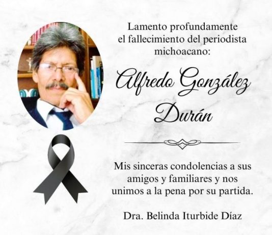 Recuerdan a Alfredo González Durán, periodista michoacano