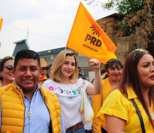 Desde Nahuatzen convoca Brissa Arroyo a escuchar todas las voces y respetar la pluralidad de ideas dentro del partido