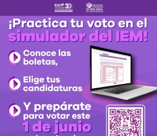 Practica cómo votar en la elección judicial del 1 de junio