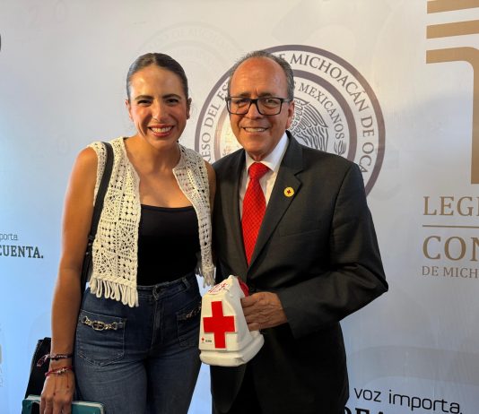 Cruz Roja reconoce respaldo del Congreso; Giulianna Bugarini agradece al pueblo