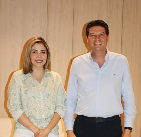 Se reúne Brissa Arroyo con alcalde de Morelia, Alfonso Martínez