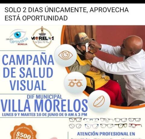 Impulsa Ayuntamiento de Morelos el bienestar visual con atención profesional y accesible
