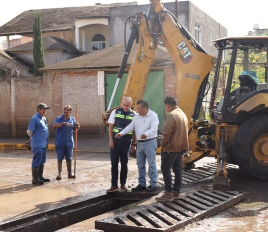 Adolfo Torres Ramírez supervisa acciones de desazolve para prevenir inundaciones en Morelia