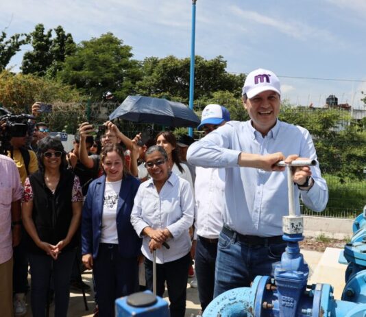 Gobierno de Alfonso Martínez garantiza abasto de agua en Villa Magna con nueva línea de conducción
