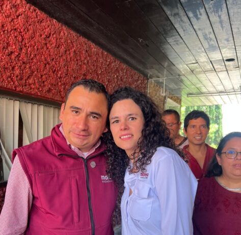 Secretario de Finanzas de Morena Michoacán celebra visita de Luisa Alcalde a Morelia