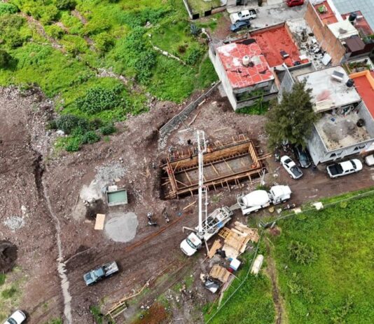 Supervisa Adolfo Torres avances del Acuaférico de Morelia en Lomas del Punhuato