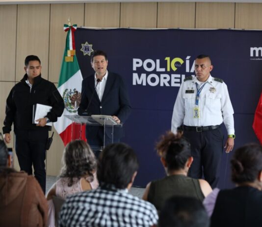 Anuncia Alfonso Martínez más policías, cámaras y C4 para Morelia