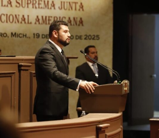 En representación del Congreso, Octavio Ocampo llama a la unidad y a la construcción de un Michoacán con paz y justicia