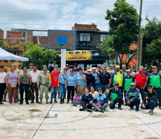 Gobierno de Morelia, vecinos y Ejército Mexicano realizan jornada integral en Colonia Loma Larga