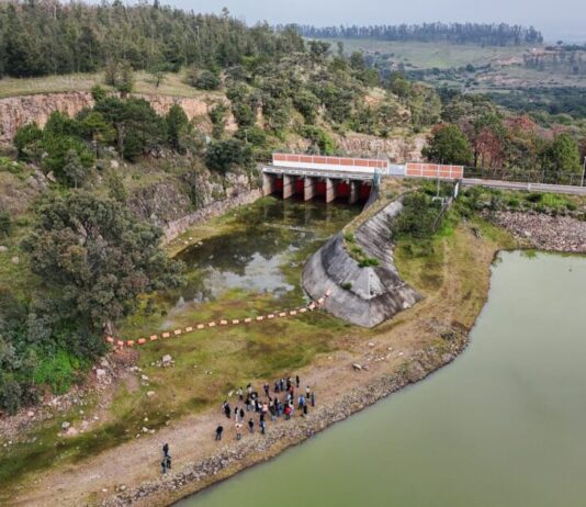 Adolfo Torres encabezó recorrido con encargados del orden en la Presa de Cointzio