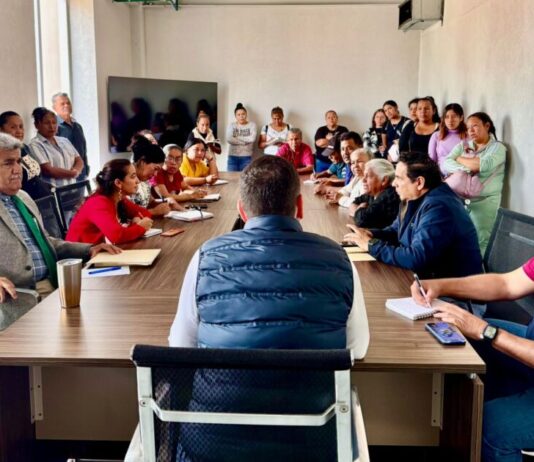 Yankel Benítez coordina obra en colonia Rubén Jaramillo