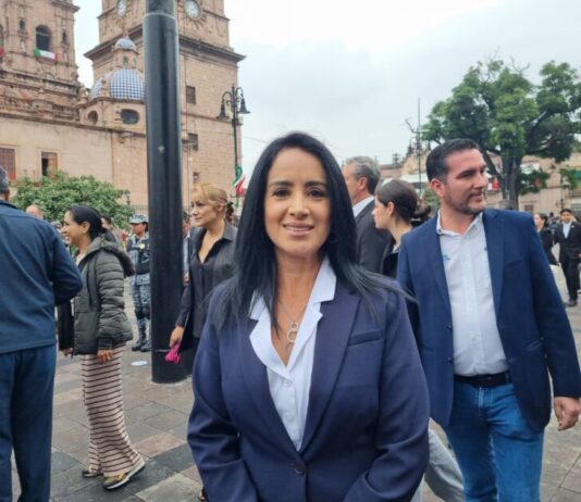 Lucila Martínez, regidora del PRD en Morelia, reconoce el trabajo de Claudia Sheinbaum en 1er Informe de Gobierno