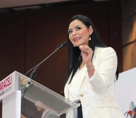 Araceli Saucedo refrenda compromiso con seguridad, justicia y desarrollo en su Primer Informe Legislativo