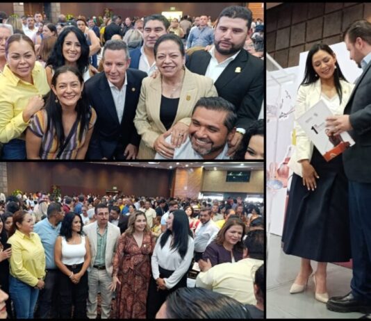 Lucila Martínez respalda a la senadora Araceli Saucedo rumbo al 27 y celebra su Primer Informe