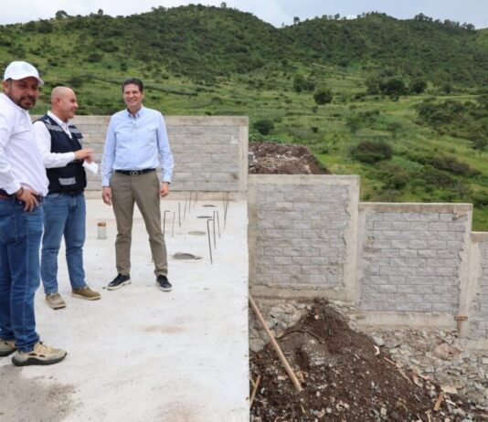 Alfonso Martínez supervisa obras del Acuaférico; beneficiarán al 80% de las y los morelianos