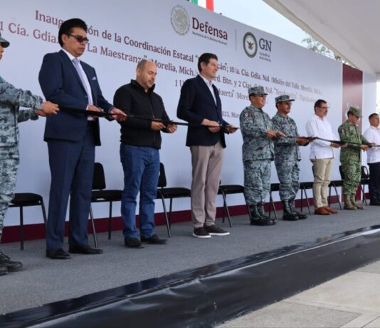 Destaca Guardia Nacional apoyo del Gobierno de Morelia