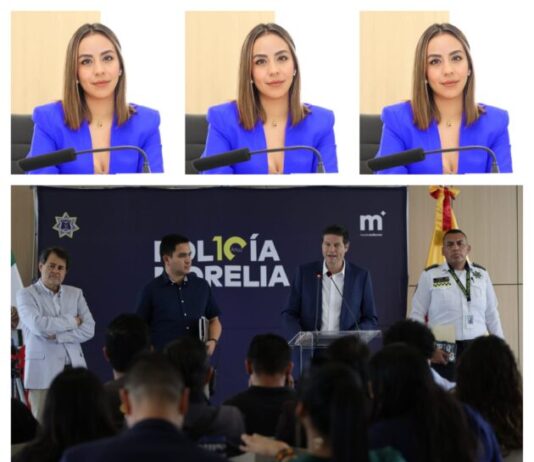 Regidora Marissa Trujillo respalda estrategia de seguridad de Alfonso Martínez y destaca resultados de la Policía Morelia