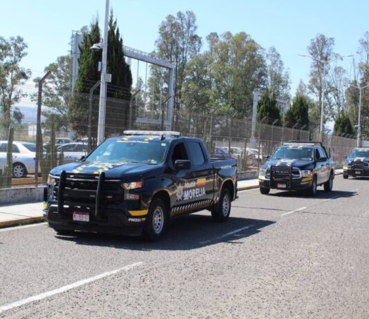 Policía Morelia y Guardia Nacional refuerzan presencia en el corredor Aeropuerto–Morelia