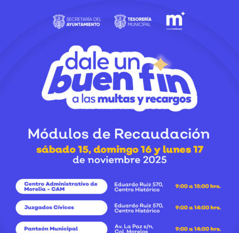 Gobierno de Morelia invita a aprovechar descuentos del Buen Fin 2025 durante este puente oficial