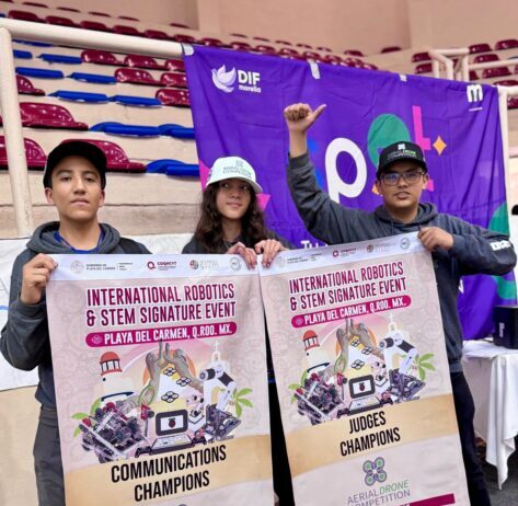 Adolescentes de Centro Spot del DIF Morelia resultan ganadores en torneo internacional de drones