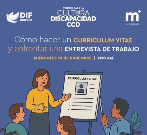 DIF Morelia invita a taller para fortalecer habilidades de búsqueda de empleo