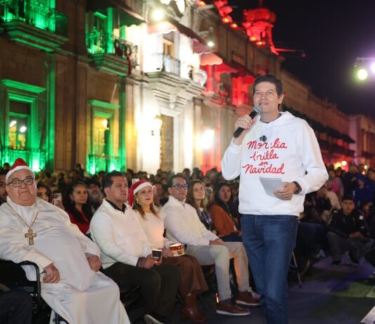 Morelia brilla más esta Navidad: Alfonso Martínez