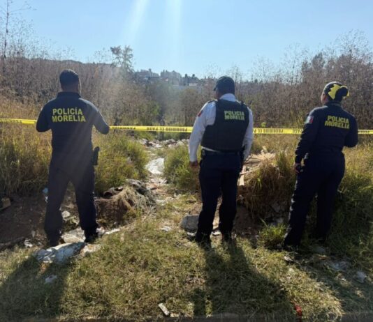 Recupera Policía Morelia cilindro con gas cloro