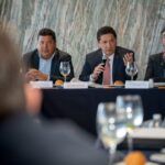 Hugo Gama dialoga con sector empresarial sobre certeza jurídica y modernización del Poder Judicial