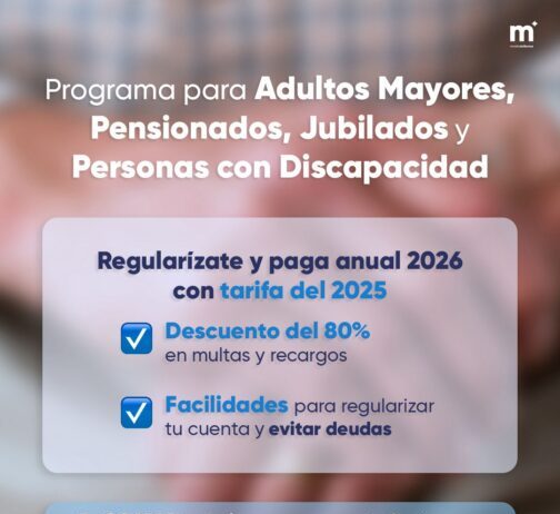 Adolfo Torres impulsa Programa de Apoyo a Adultos Mayores, Pensionados, Jubilados y Personas con Discapacidad durante marzo