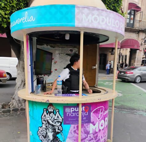 Módulos turísticos en zonas estratégicas, son parte del programa Punto Naranja