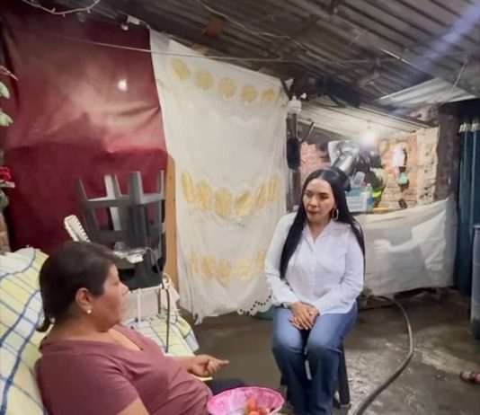 Adriana Campos Huirache realiza recorrido en la tenencia de La Planta, en Jacona, para atender gestiones ciudadanas