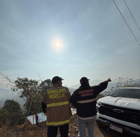 Protección Civil de Morelia atiende incendios en el Sur del municipio