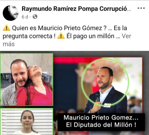 Embarran a Mauricio Prieto con caso de Karina Barrón, diputada encarcelada y liberada por extorsión a Waldo Fernández
