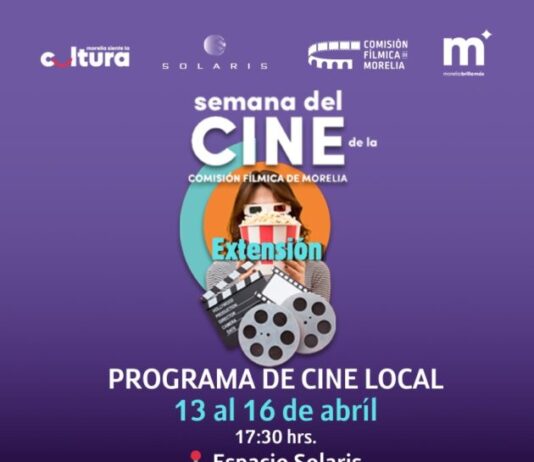 Invita SeCultura Morelia a la Extensión de la Semana del Cine