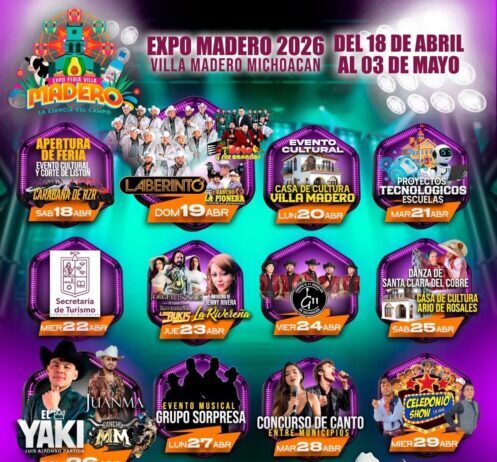 Todo listo para el arranque de la primera Expo Feria Madero 2026
