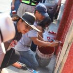 Voluntariado del DIF Morelia rehabilita fachadas del Centro Histórico: Paola Delgadillo