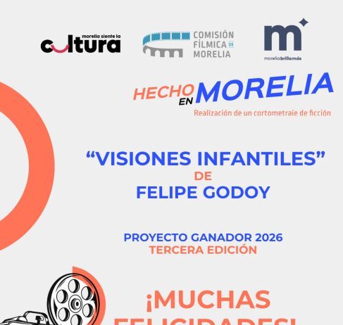 Gobierno Municipal anuncia al ganador de convocatoria de cine ‘Hecho en Morelia 2026’